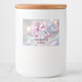 Magisk Sjöjungfru Barns Födelsedagsfest Mat Etiketter