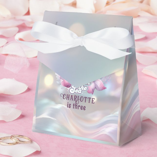 Magisk Sjöjungfru Barns Födelsedagsfest Presentaskar (Bröllop)