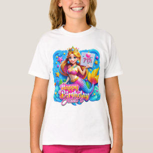 Magisk Sjöjungfru Birthday Delight, födelsedagspre T Shirt