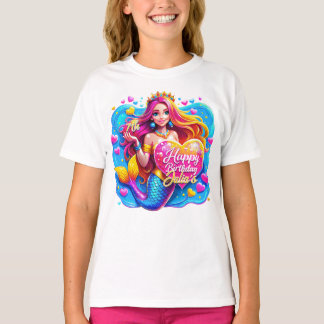 Magisk Sjöjungfru Birthday Delight, födelsedagspre T Shirt