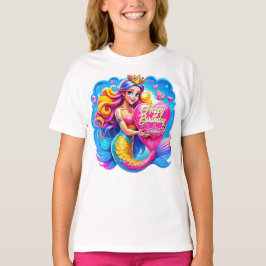 Magisk Sjöjungfru Birthday Delight, födelsedagspre T Shirt