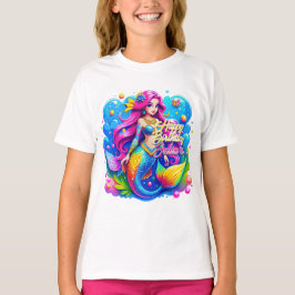 Magisk Sjöjungfru Birthday Delight, födelsedagspre T Shirt