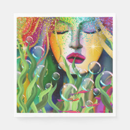 Magisk Sjöjungfru Pappersservett