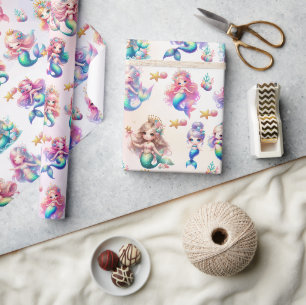 Magisk Sjöjungfru under Mönster Presentpapper