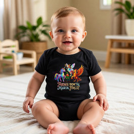 Magisk Skog Enhörning & Fe Svart T Shirt