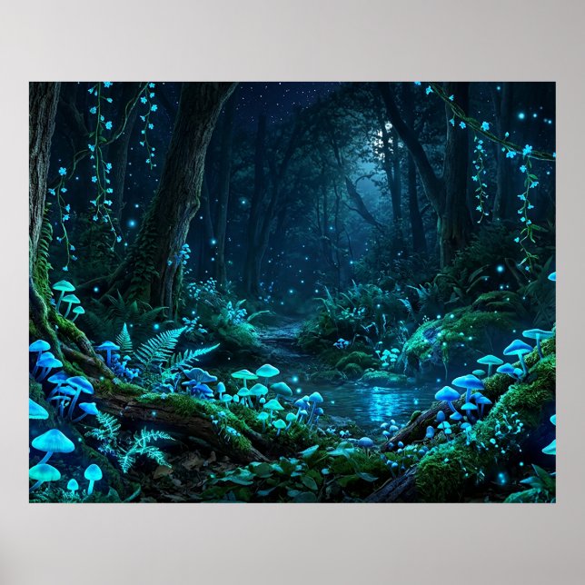 Magisk skog poster (Framsidan)