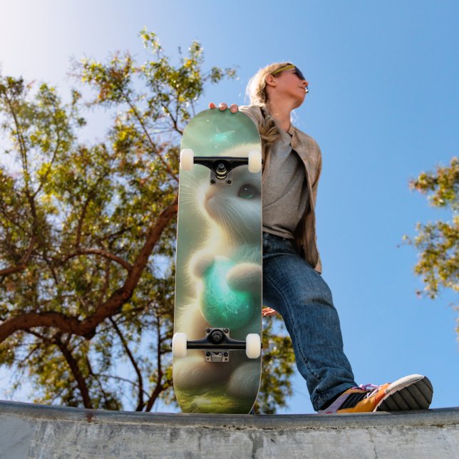 Magisk Skogs Skogskanin Ägg Mini Skateboard Bräda 18,5 Cm (Utomhus 1)