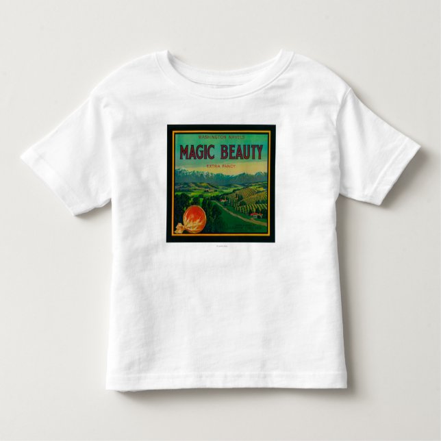 Magisk skönhet orange LabelPorterville, CA Tee (Framsida)