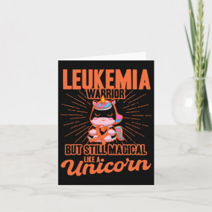 Magisk som en enhjörning leukemi medvetenhet kort