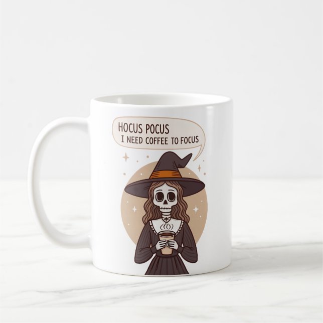Magisk stavning ord: Hocus Pocus Kaffemugg (Vänster)