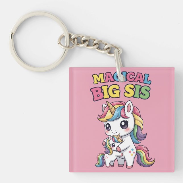 Magisk storesyster enhörning (Framsidan)