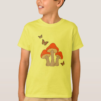Magisk Svamp Fjäril Vintage T-Shirt