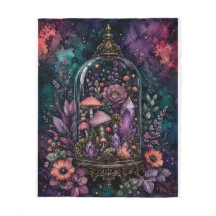 Magisk Terrarium Kristall och Svamp Whimsigoth