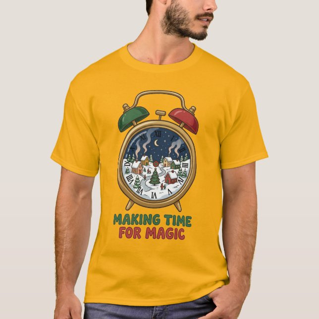 Magisk Tids-Shirt Julklocka Tee (Framsida)