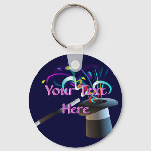 Magisk top hat Keychain Nyckelring