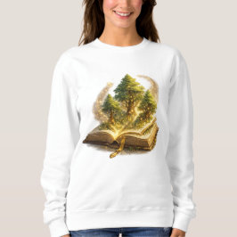 Magisk Träd Bok T-Shirt | Överflöd, Läsning 