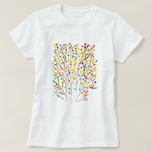 Magisk träd regnbågsträd t shirt