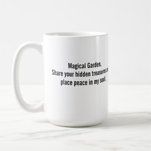 Magisk Trädgårdsängel  Kaffemugg (Vänster)