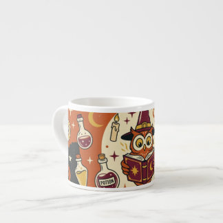Magisk Trollkarl Uggle Banner Espressomugg