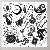 Magisk trollkvinna Whimsical Wiccan Pagan 