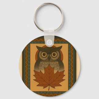 Magisk Uggla-design med utökat utseende Nyckelring