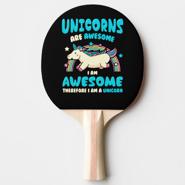 Magisk Unicorn Pingisracket (Framsidan)
