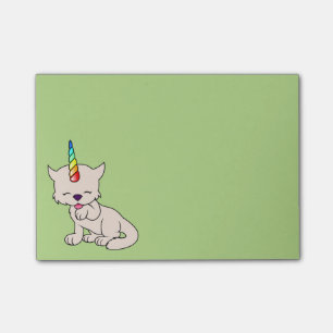 Magisk Unicornkatt = Kittycorn Post-it Block