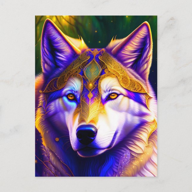 Magisk Varg, Postcrossing Vykort (Framsida)