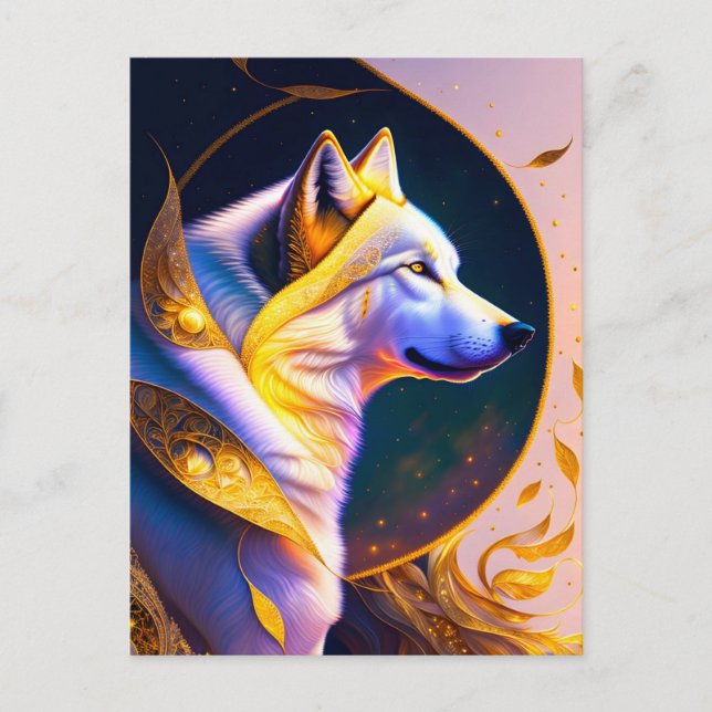 Magisk Varg, postkorsning Vykort (Framsida)