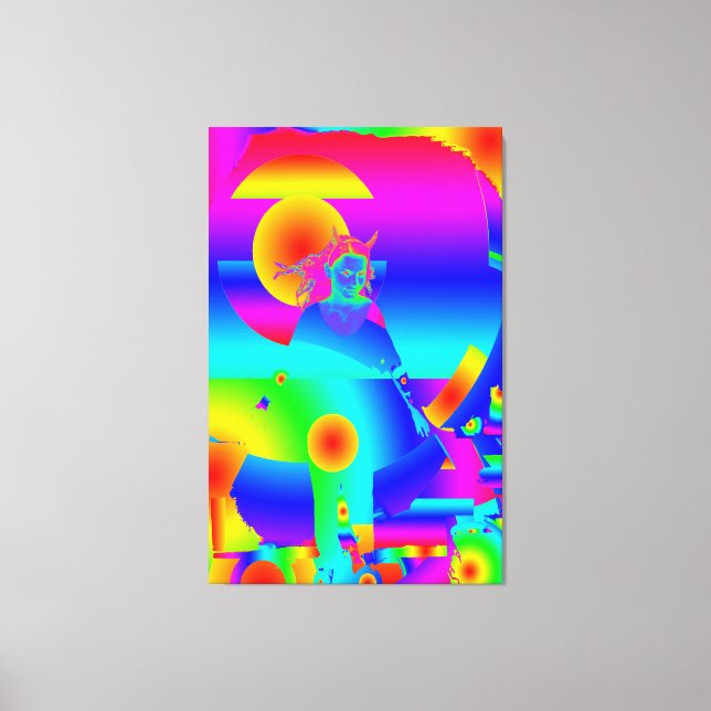 Magisk värld canvastryck (Framsida)