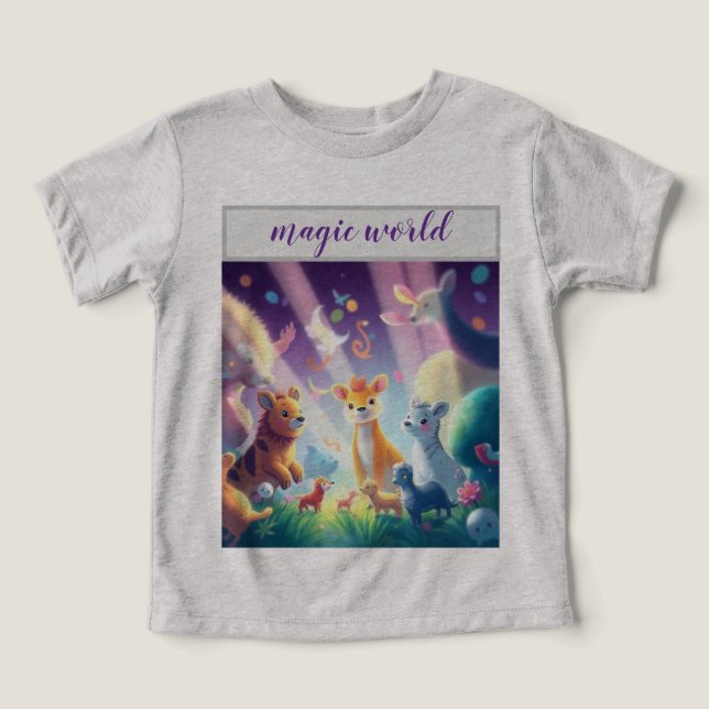 magisk värld t shirt (Design Framsida)