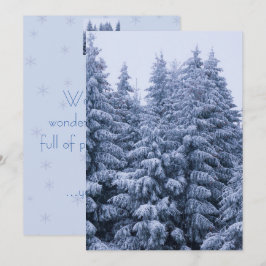 Magisk vinterskog - jultoma