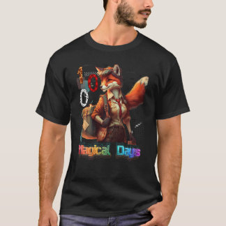 Magiska 100 dagars skollärartid Studenter Girls T Shirt