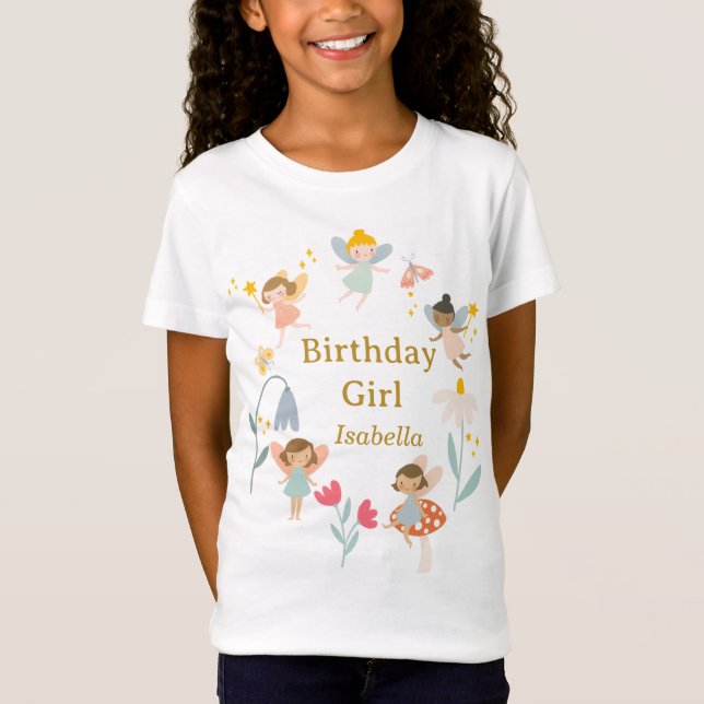 Magiska Älvor Party T Shirt (Framsida)
