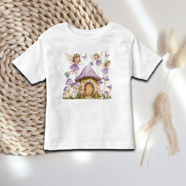 Magiska Ängsälvor Lila Trädgård T Shirt