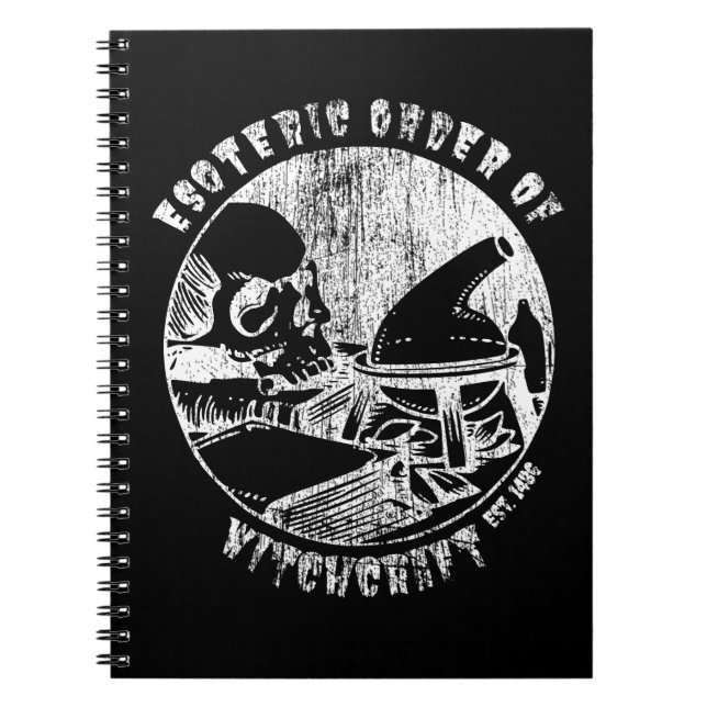 Magiska beställningar på fritidsbåtar Occult Witch Anteckningsbok (Framsidan)
