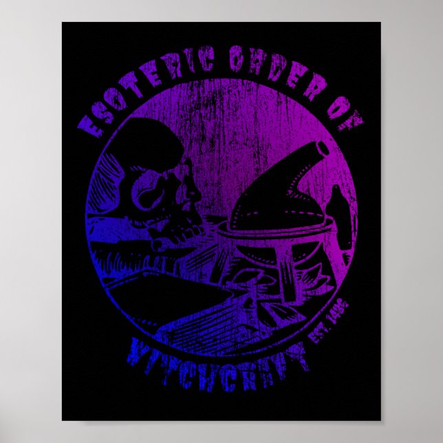 Magiska beställningar på fritidsbåtar Occult Witch Poster (Framsidan)