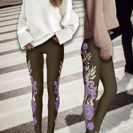Magiska blommor Festive Blommigts Leggings
