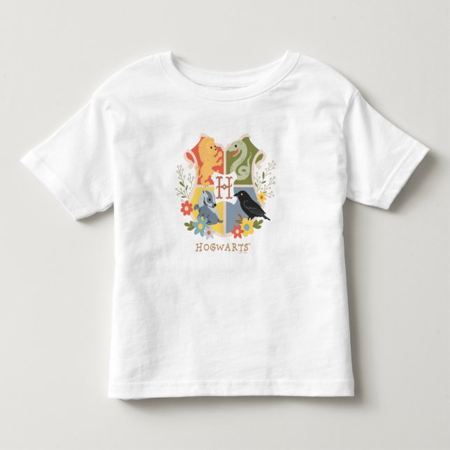 Magiska Blommor HOGWARTS™-vapen T Shirt (Framsida)