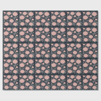 Magiska blommor med glitterdesign  presentpapper