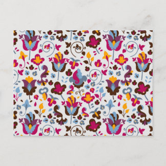 Magiska blommor vykort