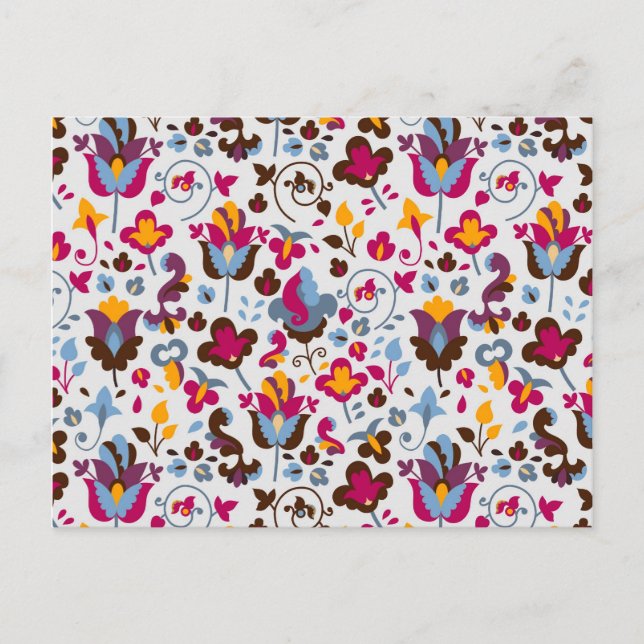 Magiska blommor vykort (Framsida)