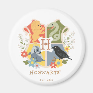 Magiska Blomningar HOGWARTS™-vapen Magnet