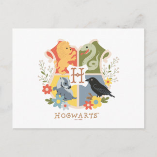 Magiska Blomningar HOGWARTS™-vapen Vykort