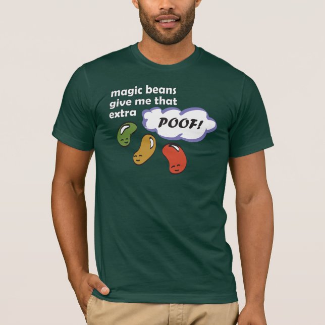 Magiska bönaprodukter t-shirt (Framsida)