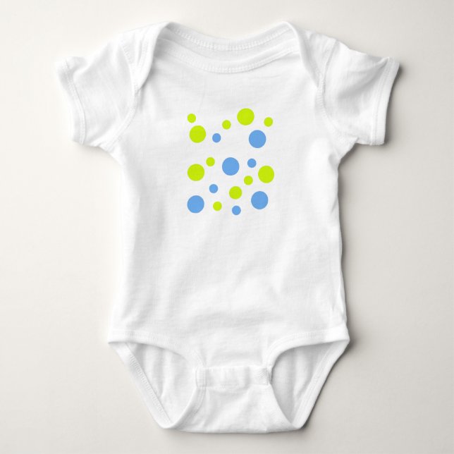 Magiska bubblor baby bodysuit tröja (Framsida)