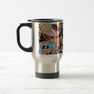 Magiska champinjoner reser kaffemuggen resemugg