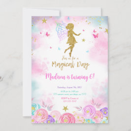 Magiska dagen, Fairy Födelsedagsfest Inbjudningar