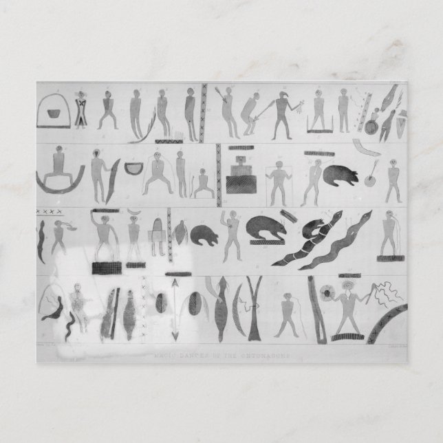 Magiska danser för Ontonagoner Vykort (Framsida)