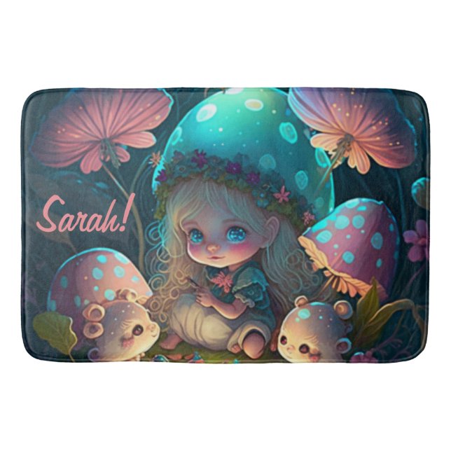 Magiska elf-moment badrumsmatta (Framsidan)